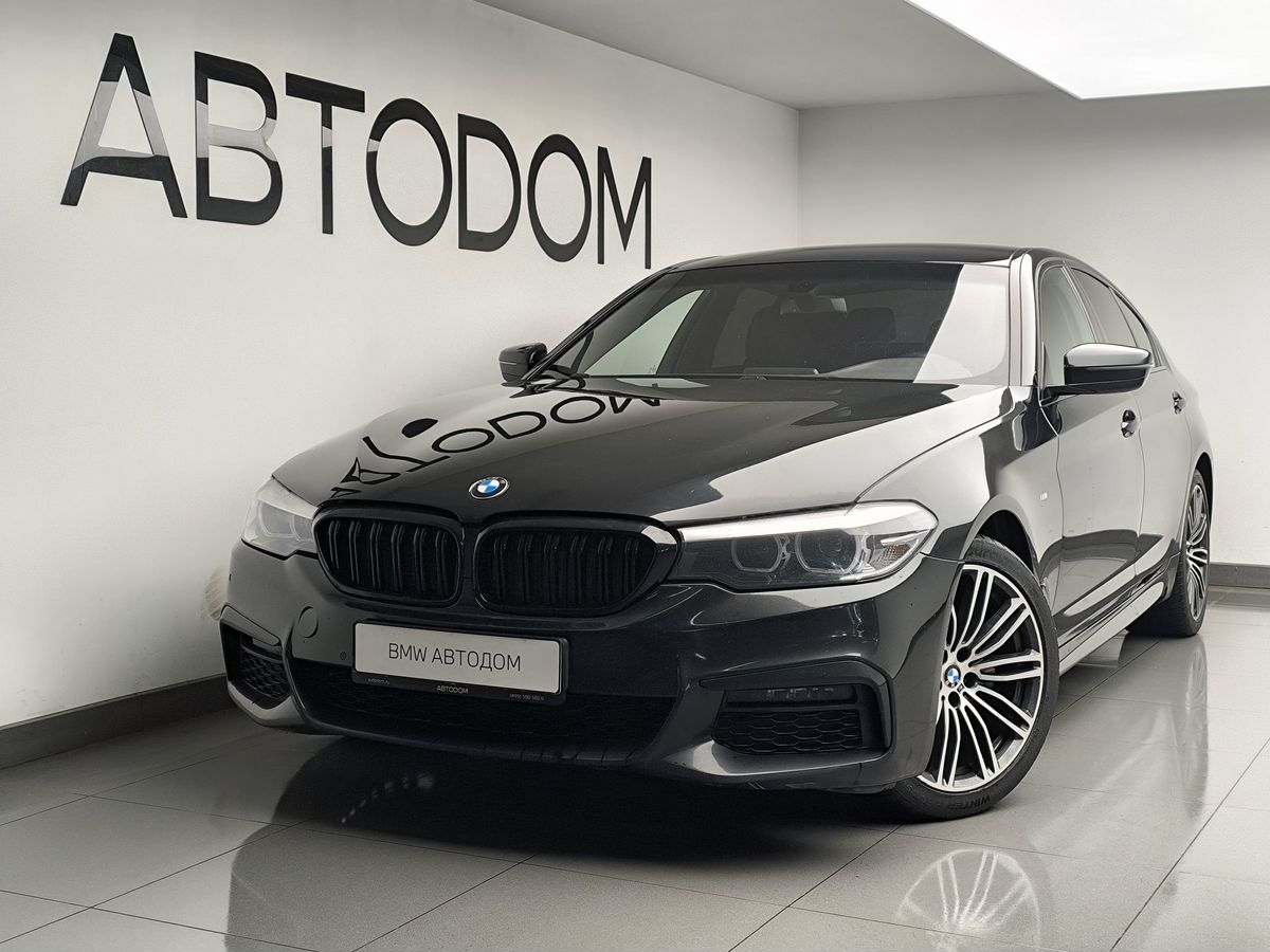 Автомобиль BMW 5 серии VII поколение (G30/G31) 520 2.0d AT 4WD (190 л.с.) M Sport Чёрный 2019 с пробегом 151 640 км