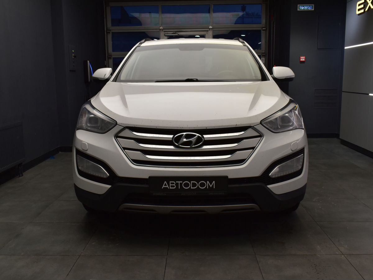 Hyundai Santa Fe III поколение (DM) 2.4 AT 4WD (175 л.с.) Dynamic Белый 2014 с пробегом 262 238 км