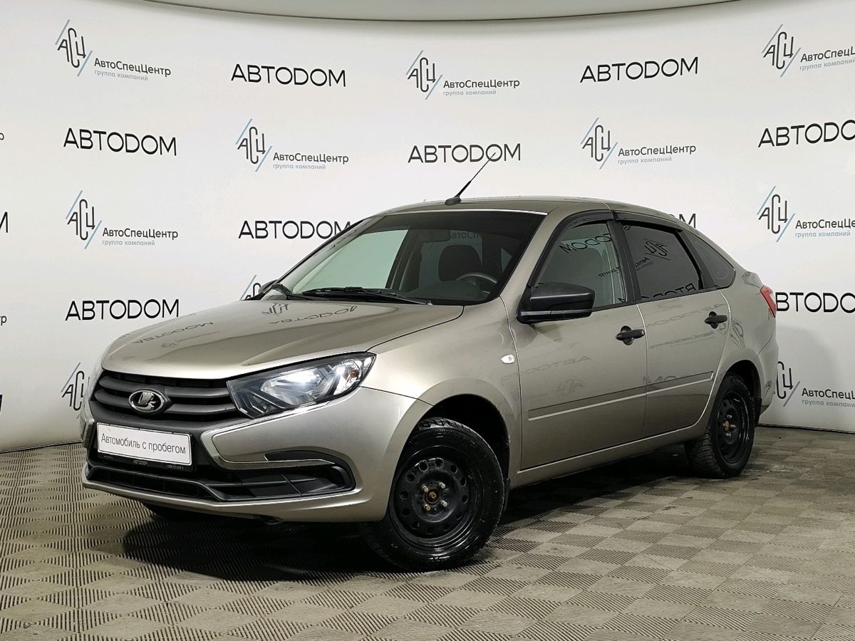 Автомобиль Lada (ВАЗ) Granta I [рестайлинг] 1.6 MT (87 л.с.) Standard Серый 2020 с пробегом 112 081 км