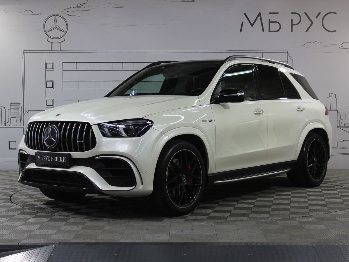 Mercedes-Benz GLE AMG II поколение (V167) 63 AMG 4.0 AT 4Matic (612 л.с.) AMG Белый 2021 с пробегом 59 521 км