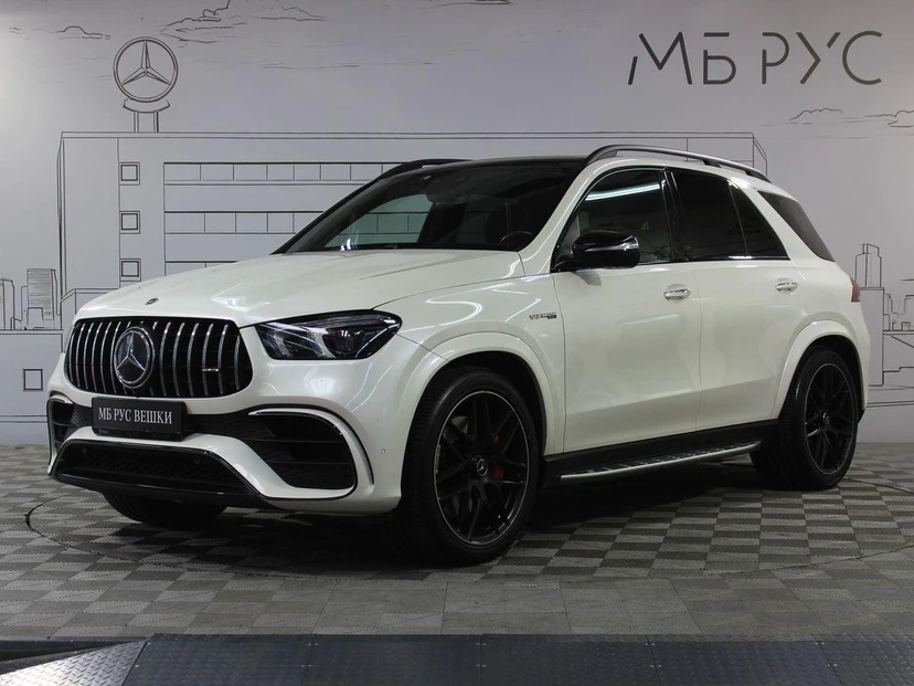 Mercedes-Benz GLE AMG II поколение (V167) 63 AMG 4.0 AT 4Matic (612 л.с.) AMG Белый 2021 с пробегом 59 521 км