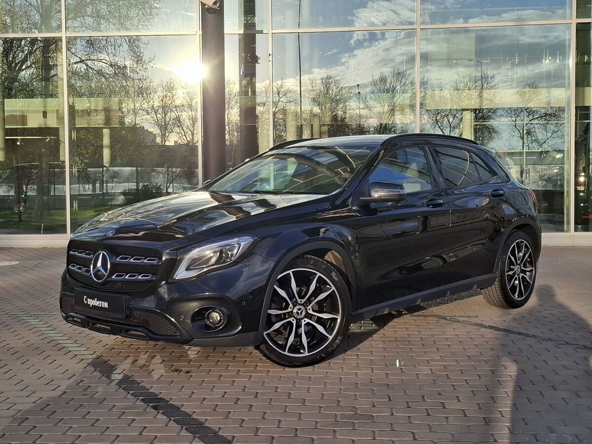 Mercedes-Benz GLA I (X156) [рестайлинг] 200 1.6 AMT (150 л.с.) Urban Night Edition Чёрный 2019 с пробегом 78 753 км