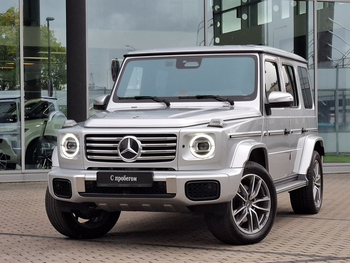 Mercedes-Benz G-Класс III (W463) [рестайлинг] G 450 3.0d AT 4Matic (367 л.с.) G 450 d AMG Line Серебристый 2024 с пробегом 33 111 км