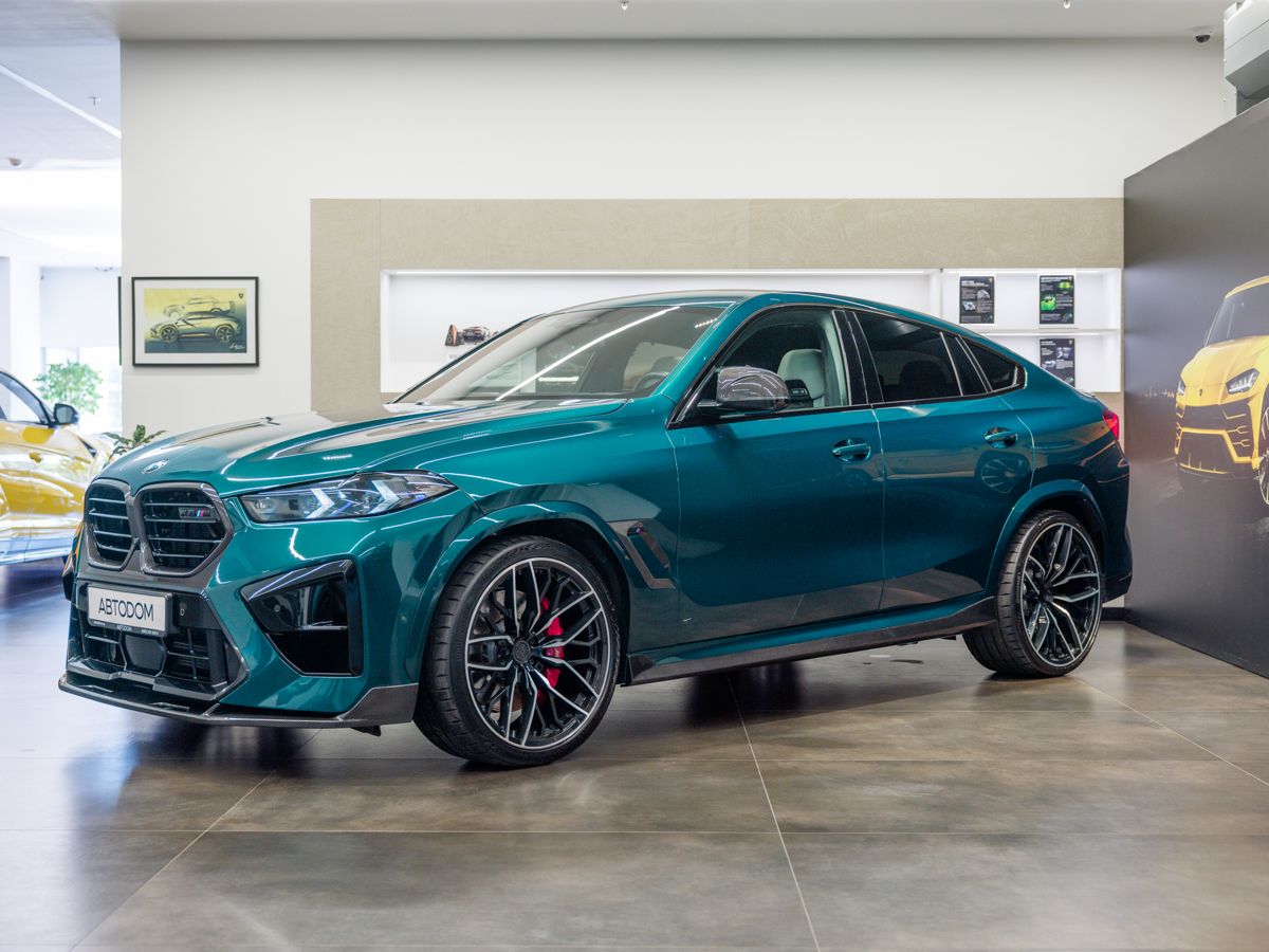 BMW X6 M III (F96) [рестайлинг] 4.4 AT 4WD (625 л.с.) Competition Зелёный 2023 с пробегом 30 545 км