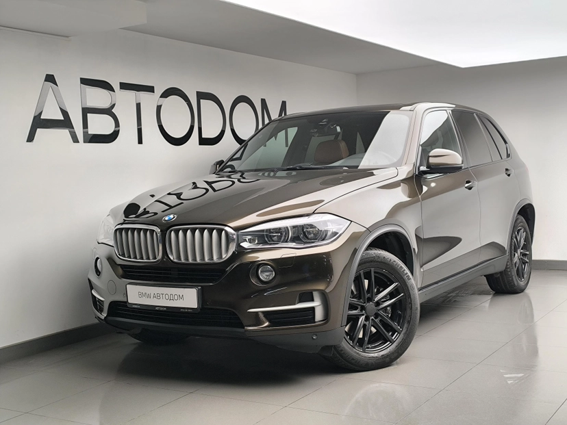 Автомобиль BMW X5 III поколение (F15) 3.0d AT 4WD (313 л.с.) Base Коричневый 2015 с пробегом 162 000 км