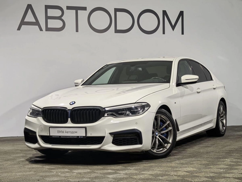 Автомобиль BMW 5 серии VII поколение (G30/G31) 530 2.0 AT 4WD (249 л.с.) M Sport Белый 2020 с пробегом 95 550 км