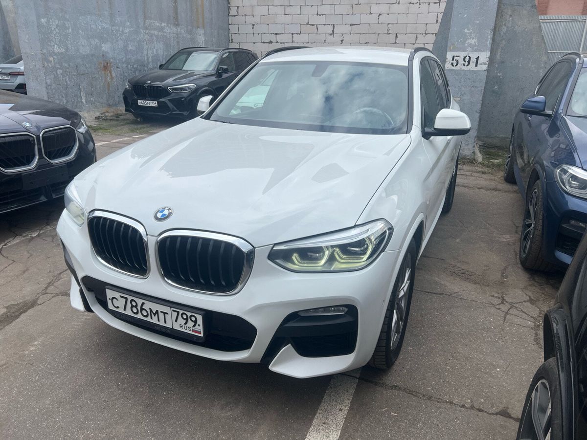 Автомобиль BMW X3 III поколение (G01) 2.0d AT 4WD (190 л.с.) M Sport Белый 2019 с пробегом 129 544 км