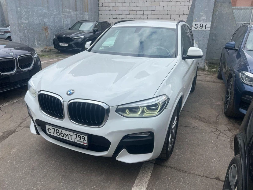 Автомобиль BMW X3 III поколение (G01) 2.0d AT 4WD (190 л.с.) M Sport Белый 2019 с пробегом 129 544 км