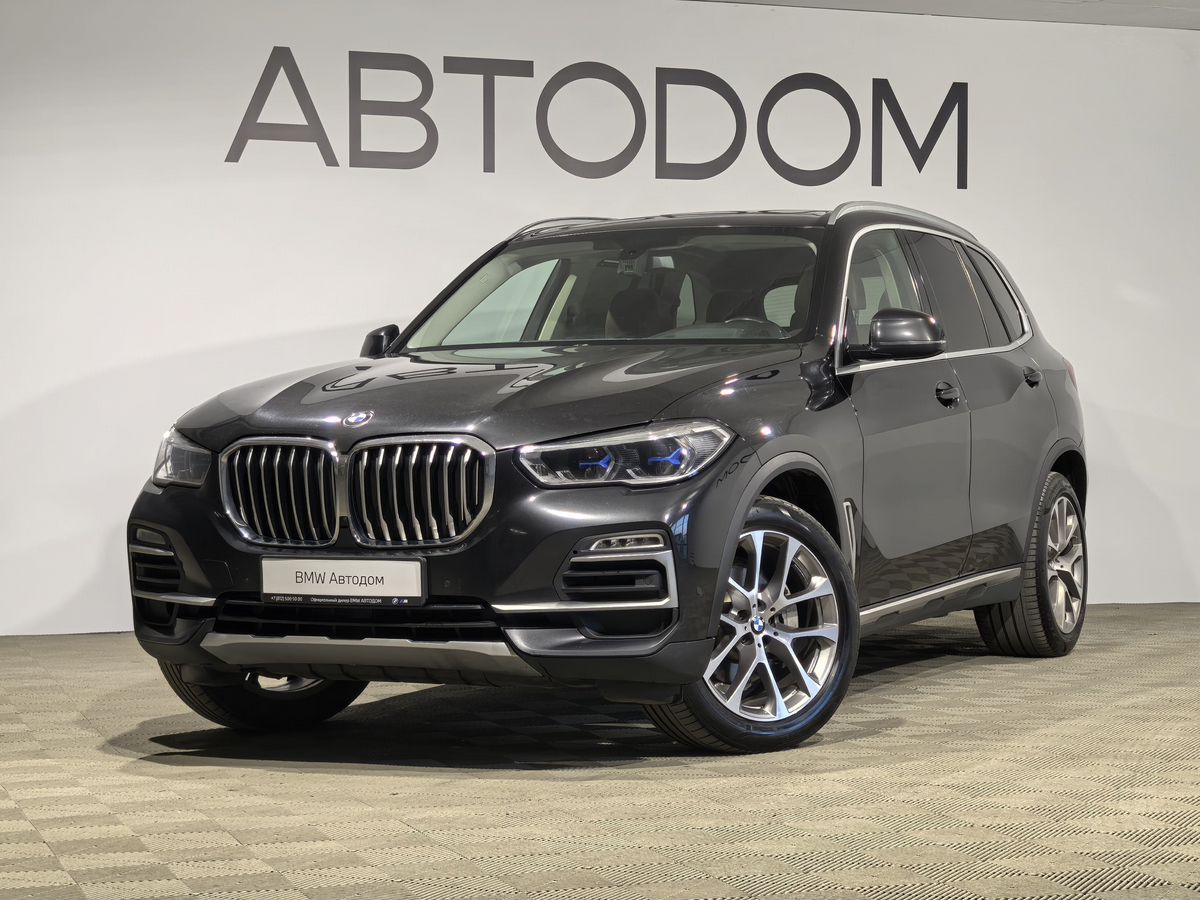 Автомобиль BMW X5 IV поколение (G05) 3.0d AT 4WD (249 л.с.) xLine Чёрный 2019 с пробегом 170 726 км