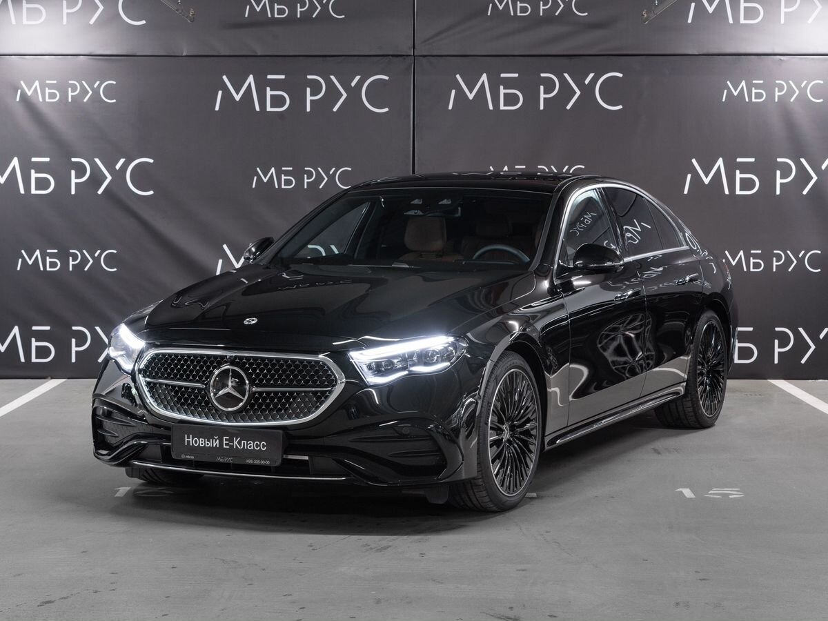 Автомобиль Mercedes-Benz E-Класс VI поколение (W214/S214) 2.0 AT 4Matic (258 л.с.) AMG Line Чёрный 2025 с пробегом 3 705 км