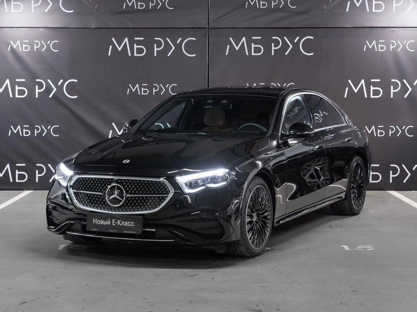 Автомобиль Mercedes-Benz E-Класс VI поколение (W214/S214) 2.0 AT 4Matic (258 л.с.) AMG Line Чёрный 2025 с пробегом 3 705 км