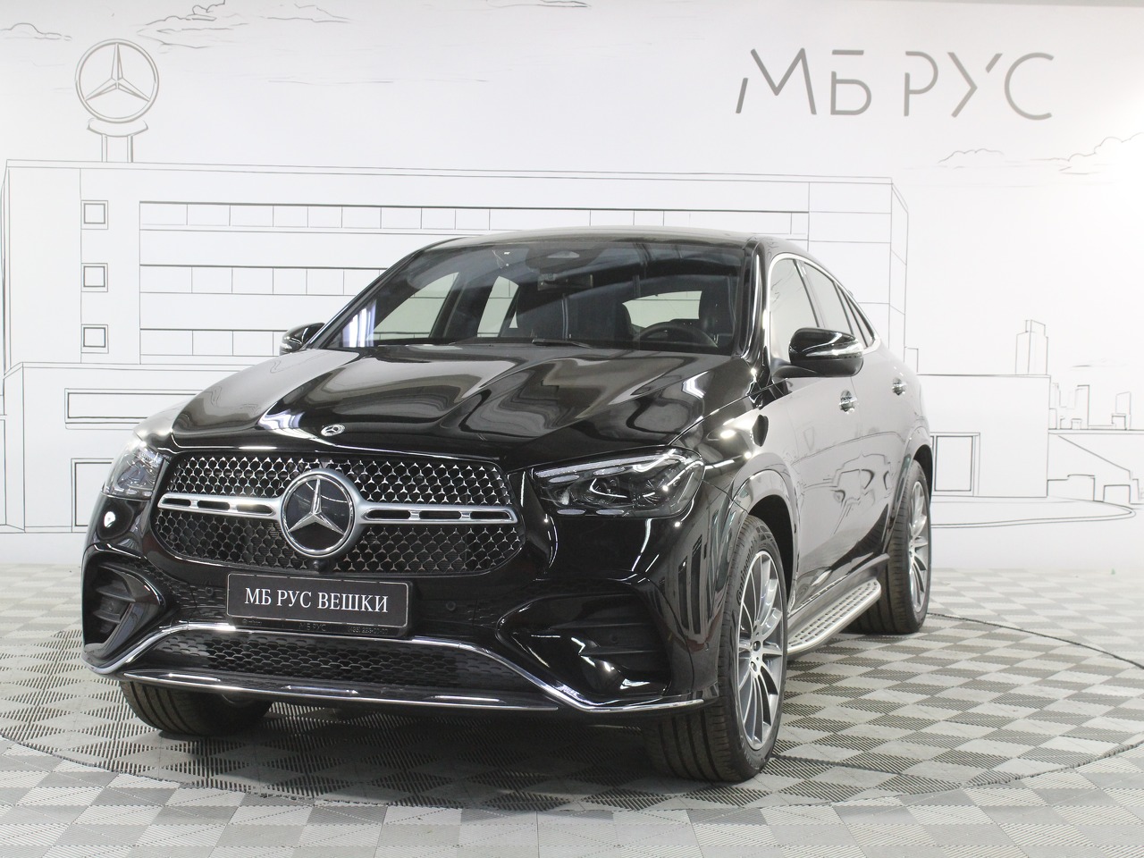 Автомобиль Mercedes-Benz GLE coupe II (C167) [рестайлинг] 3.0 AT 4Matic (380 л.с.) Base Чёрный 2025 