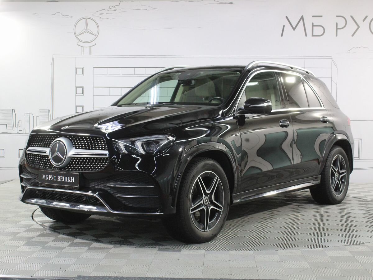 Автомобиль Mercedes-Benz GLE II поколение (V167) 300 2.0d AT 4Matic (245 л.с.) Sport Plus Чёрный 2021 с пробегом 81 213 км