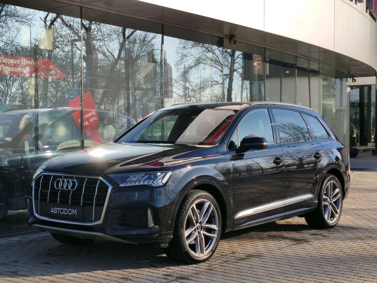 Автомобиль Audi Q7 II (4M) [рестайлинг] 3.0d AT 4WD (249 л.с.) Sport Чёрный 2020 с пробегом 116 700 км