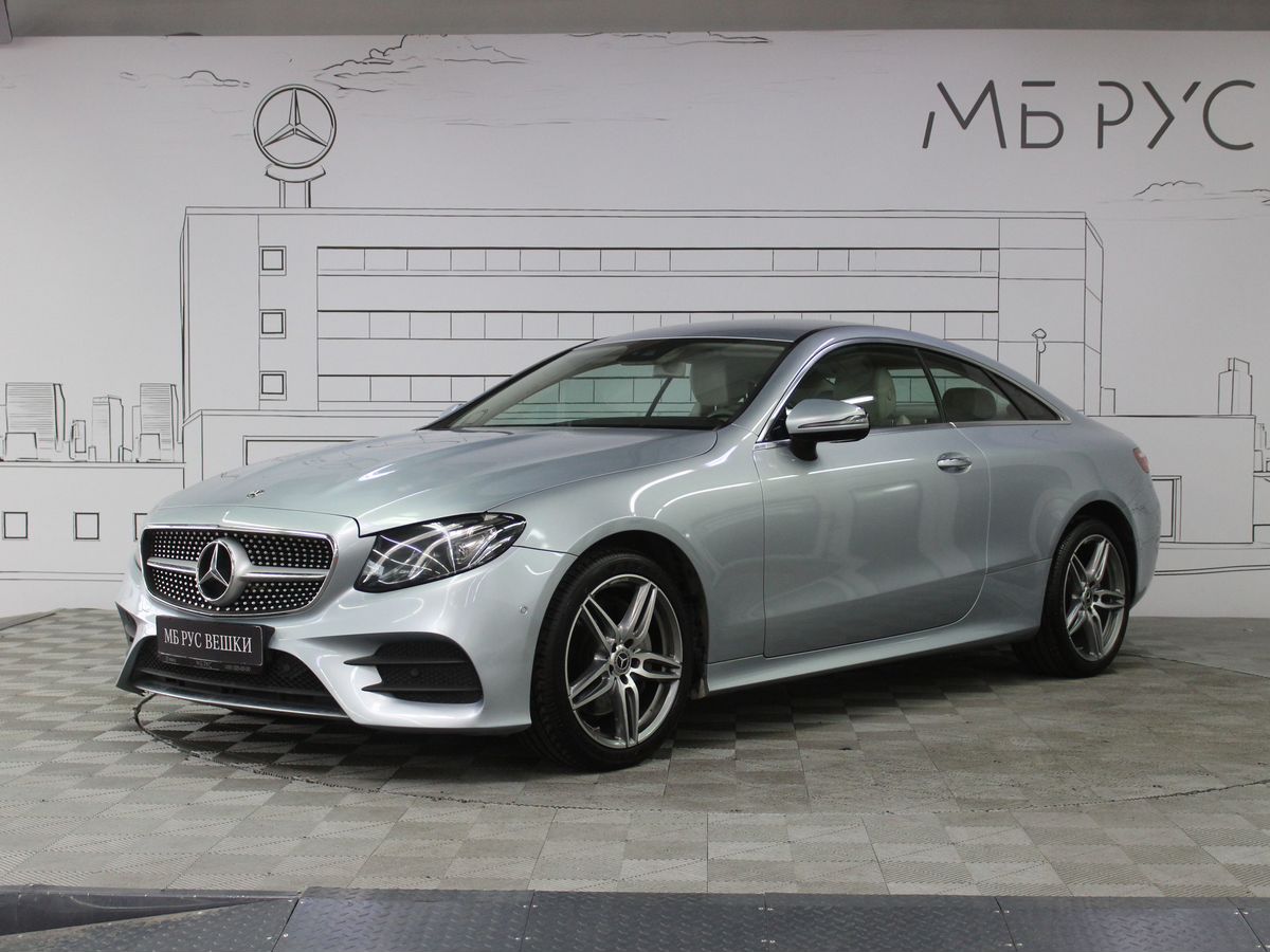 Mercedes-Benz E-Класс V поколение (W213/S213/C238) 200 2.0 AT 4Matic (184 л.с.) Sport Серебристый 2019 с пробегом 95 000 км