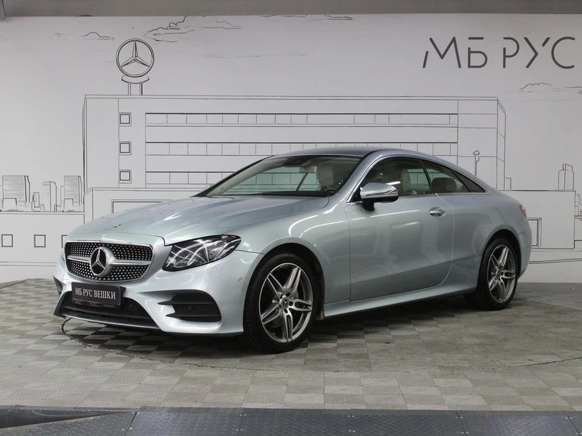 Mercedes-Benz E-Класс V поколение (W213/S213/C238) 200 2.0 AT 4Matic (184 л.с.) Sport Серебристый 2019 с пробегом 95 000 км