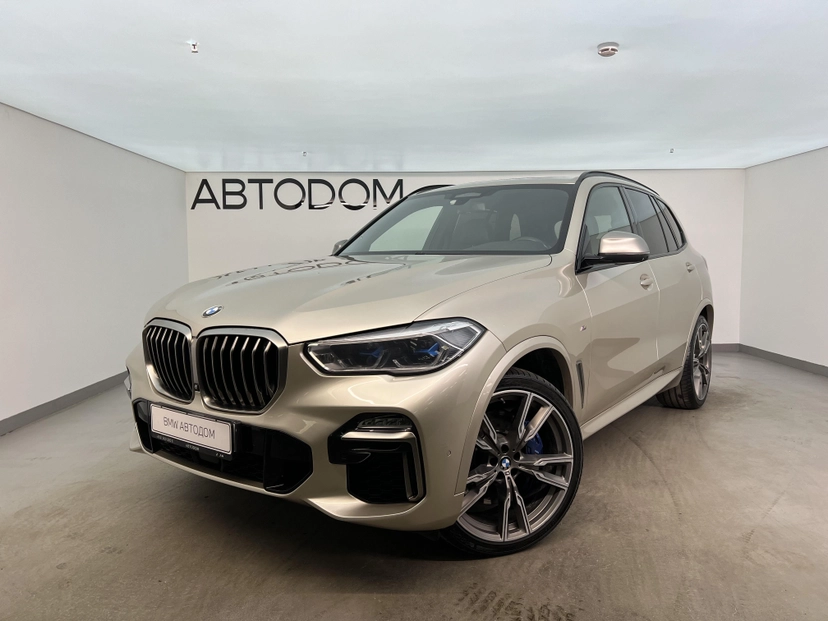 Автомобиль BMW X5 IV поколение (G05) M50 3.0d AT 4WD (400 л.с.) M Special by Individual Золотой 2018 с пробегом 155 250 км