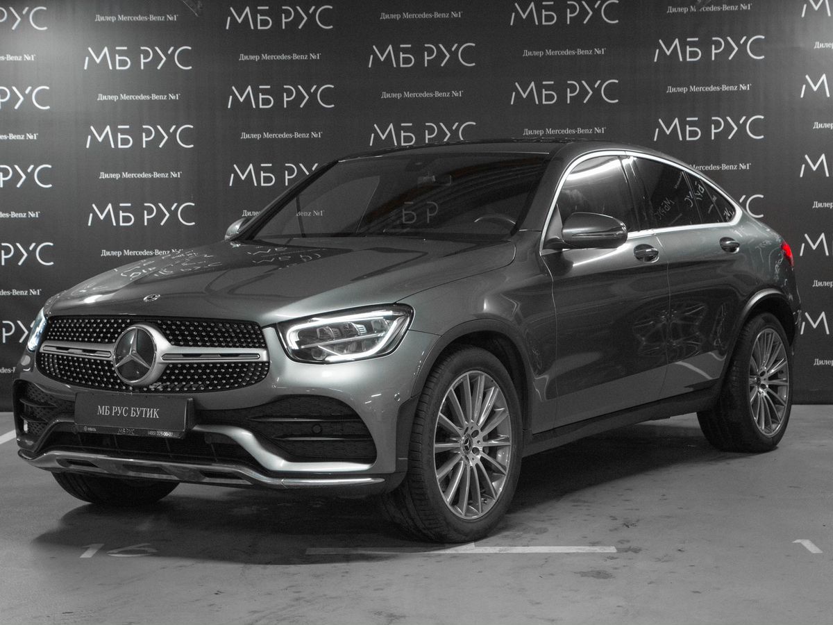 Mercedes-Benz GLC coupe I (C253) [рестайлинг] 300 2.0 AT 4Matic (249 л.с.) Sport Серый 2019 с пробегом 53 693 км