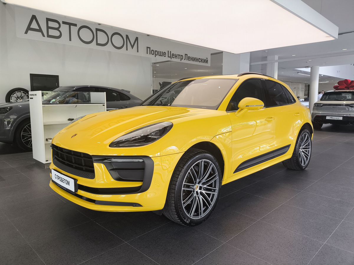 Porsche Macan I [2-й рестайлинг] 2.0 AMT 4WD (265 л.с.) T Жёлтый 2024 с пробегом 30 318 км