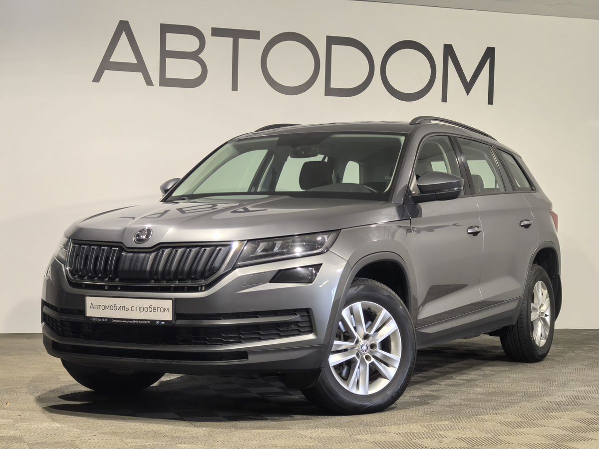Skoda Kodiaq I поколение 2.0 AMT 4WD (180 л.с.) Hockey Edition Серый 2021 с пробегом 58 471 км