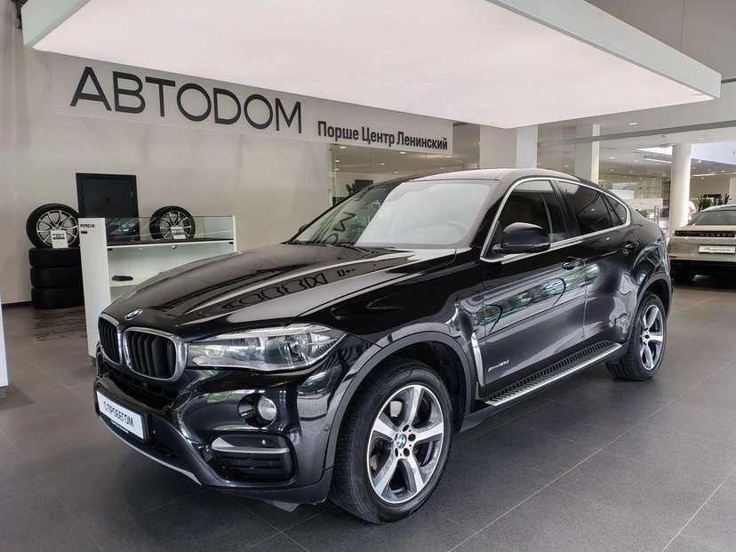 BMW X6 II поколение (F16) 3.0d AT 4WD (249 л.с.) Luxury Чёрный 2015 с пробегом 222 979 км