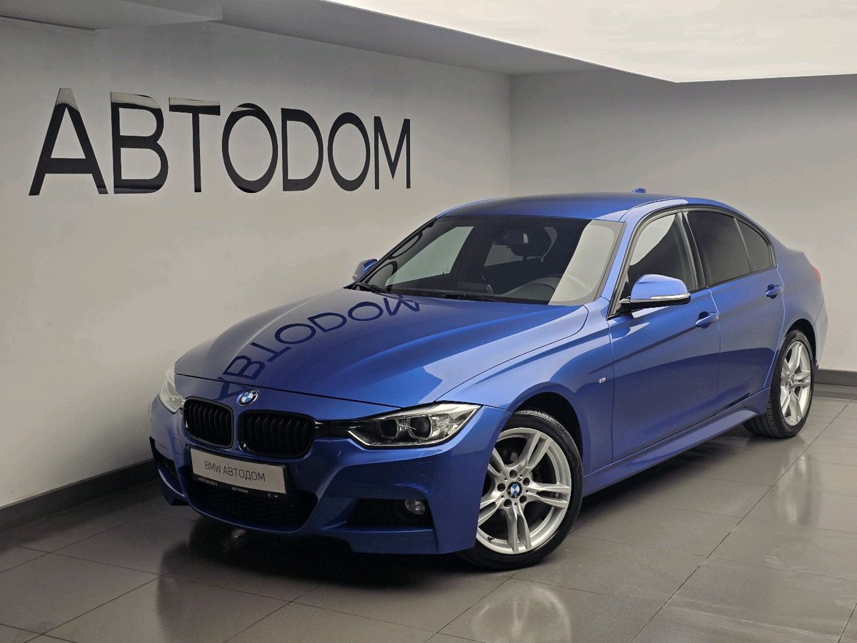 Автомобиль BMW 3 серии VI поколение (F30/F31/F34) 320 2.0 AT 4WD (184 л.с.) M Sport Синий 2015 с пробегом 108 300 км