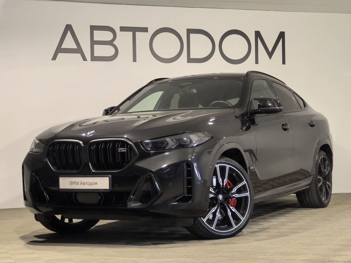BMW X6 III (G06) [рестайлинг] 4.4 AT 4WD (530 л.с.) Base Чёрный 2024 с пробегом 42 229 км