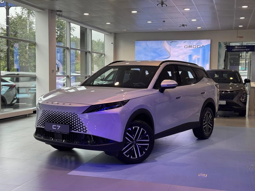 Автомобиль OMODA C7 I поколение 1.6 AMT 4WD (150 л.с.) Active Серебристый 2025