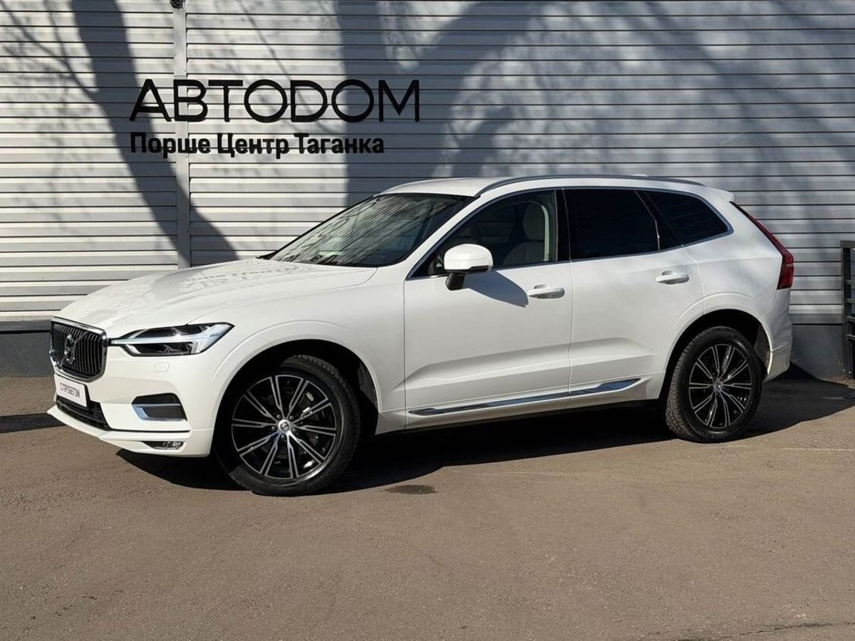 Автомобиль Volvo XC60 II поколение 2.0 AT 4WD (249 л.с.) Инскрипшн / inscription Белый 2020 с пробегом 52 479 км