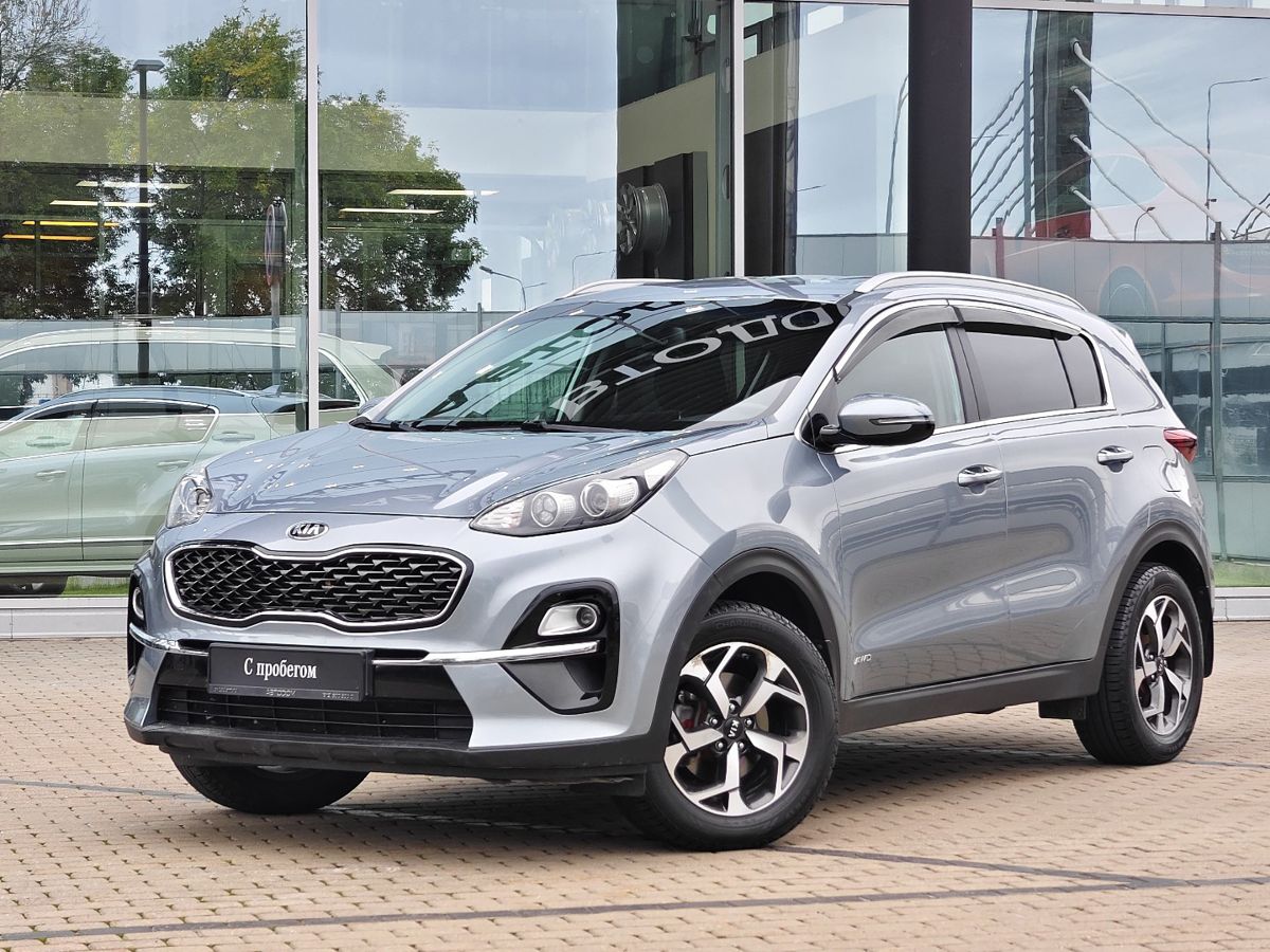 Kia Sportage IV [рестайлинг] 2.0 AT 4WD (150 л.с.) Prestige (2018-2019) Серебристый 2019 с пробегом 109 583 км