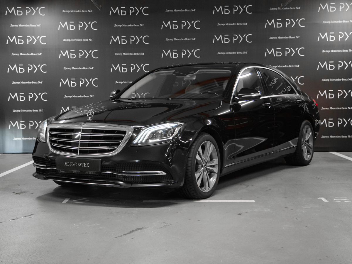 Mercedes-Benz S-Класс VI (W222/C217) [рестайлинг] 560 4.0 AT 4Matic (469 л.с.) Base Чёрный 2017 с пробегом 46 000 км
