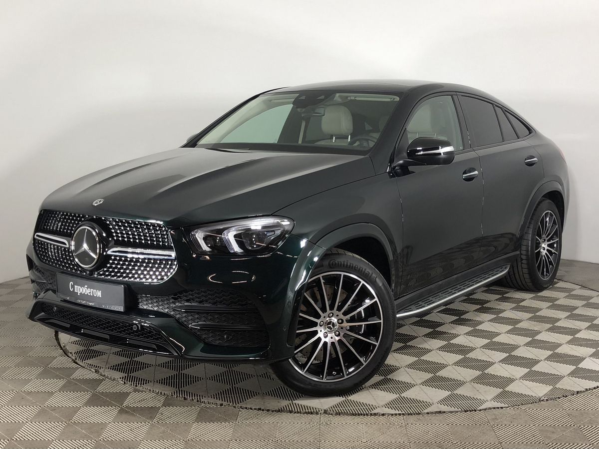 Автомобиль Mercedes-Benz GLE coupe II поколение (C167) 400 2.9d AT 4WD (330 л.с.) Base Зеленый 2022 с пробегом 67 км