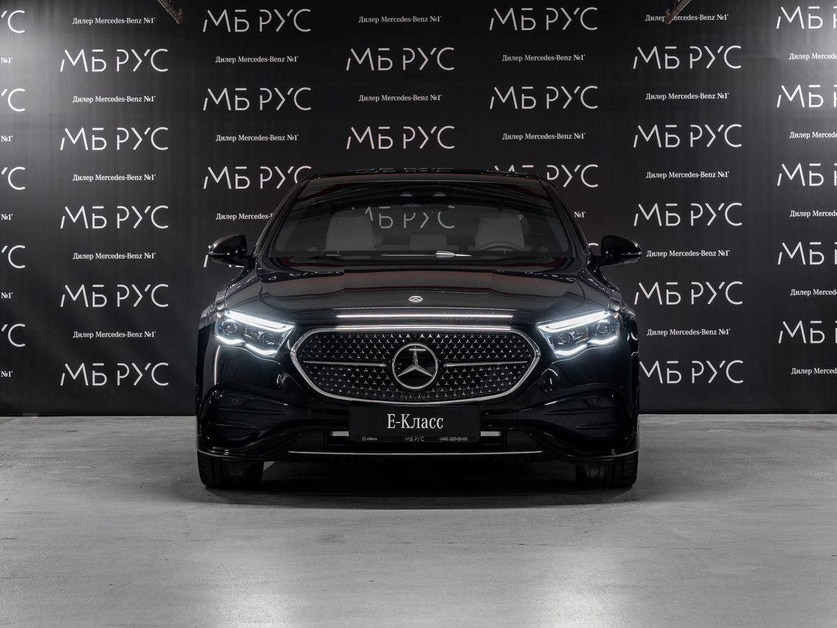 Автомобиль Mercedes-Benz E-Класс VI поколение (W214/S214) 2.0 AT 4Matic (258 л.с.) AMG Line Чёрный 2025 с пробегом 20 км