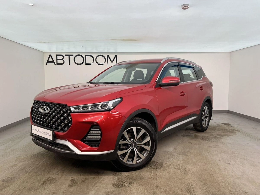Автомобиль CHERY Tiggo 7 Pro I поколение 1.5 CVT (147 л.с.) Elite (2020) Красный 2022 с пробегом 73 492 км