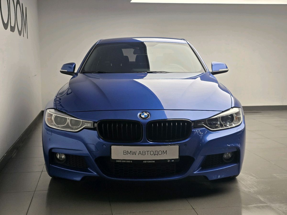 Автомобиль BMW 3 серии VI поколение (F30/F31/F34) 320 2.0 AT 4WD (184 л.с.) M Sport Синий 2015 с пробегом 108 300 км
