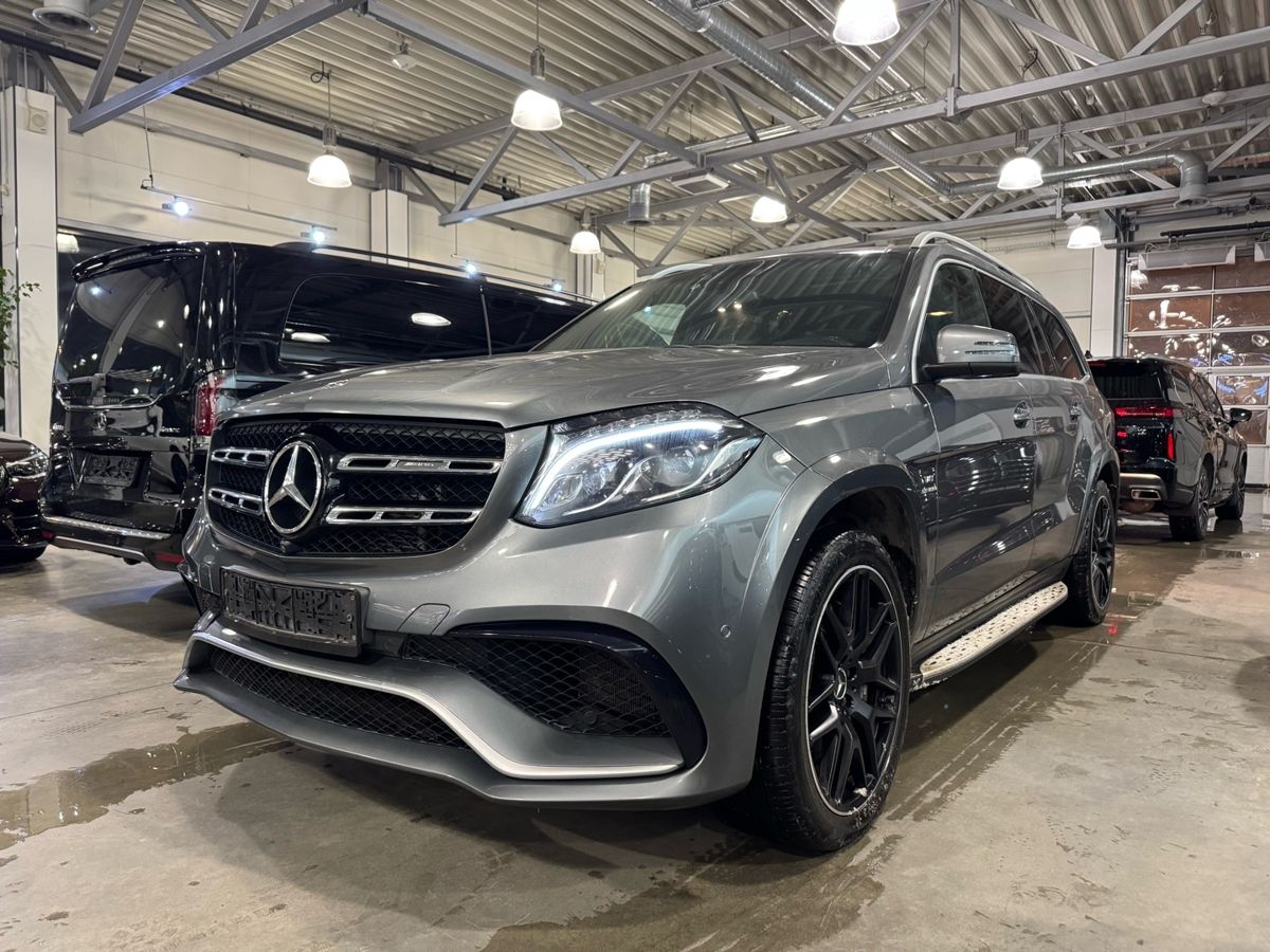 Автомобиль Mercedes-Benz GLS AMG I поколение (X166) 63 AMG 5.5 AT 4Matic (585 л.с.) Особая серия Серый 2018 с пробегом 167 338 км