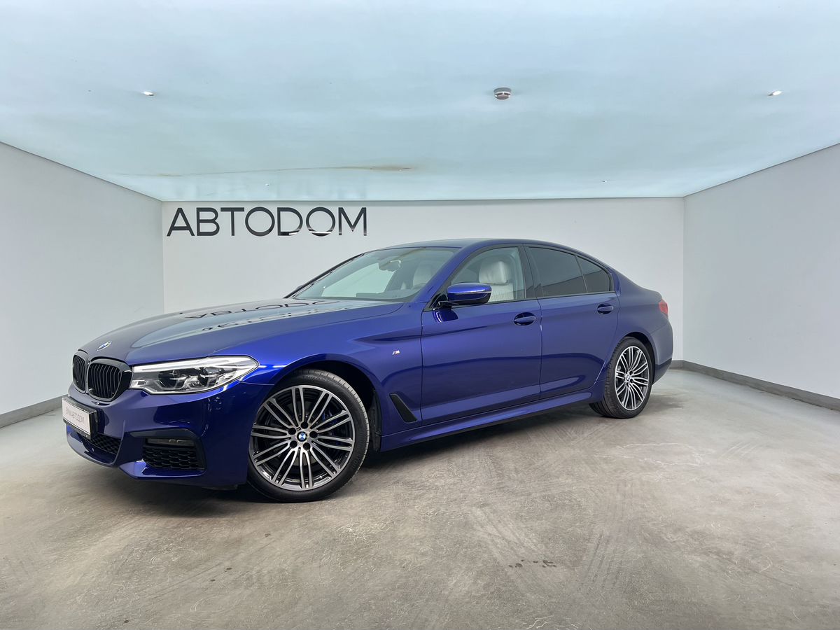BMW 5 серии VII поколение (G30/G31) 530 3.0d AT 4WD (249 л.с.) M Sport Pro Чёрный 2019 с пробегом 46 348 км