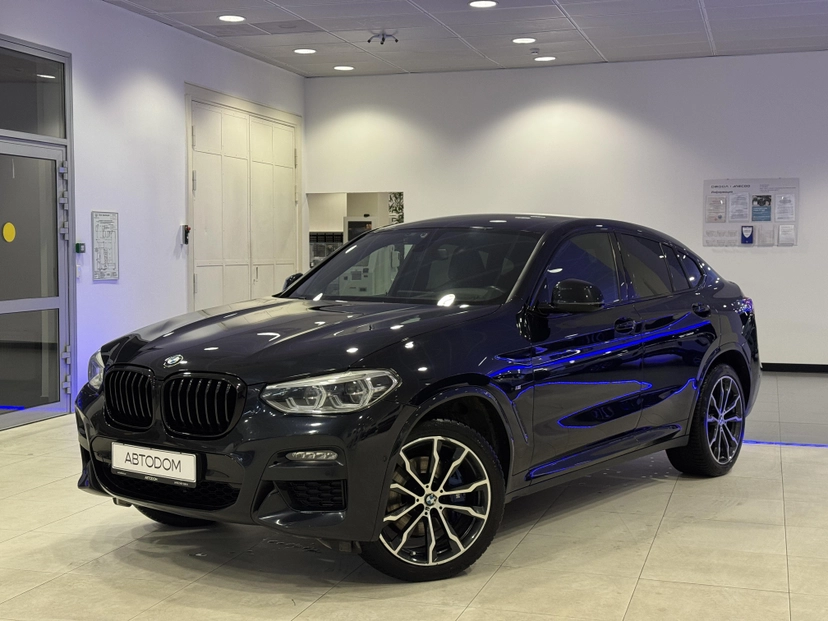 Автомобиль BMW X4 II поколение (G02) 3.0d AT 4WD (249 л.с.) M Sport Чёрный 2019 с пробегом 97 311 км