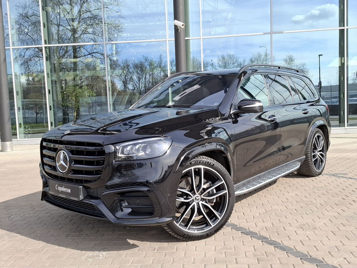 Автомобиль Mercedes-Benz GLS II (X167) [рестайлинг] 450 3.0d AT 4Matic (367 л.с.) Base Чёрный 2024 с пробегом 25 621 км