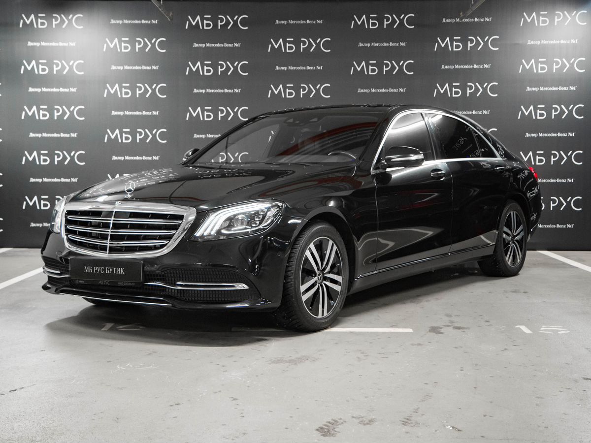Mercedes-Benz S-Класс VI (W222/C217) [рестайлинг] 350 2.9d AT 4Matic (249 л.с.) Base Чёрный 2020 с пробегом 101 000 км