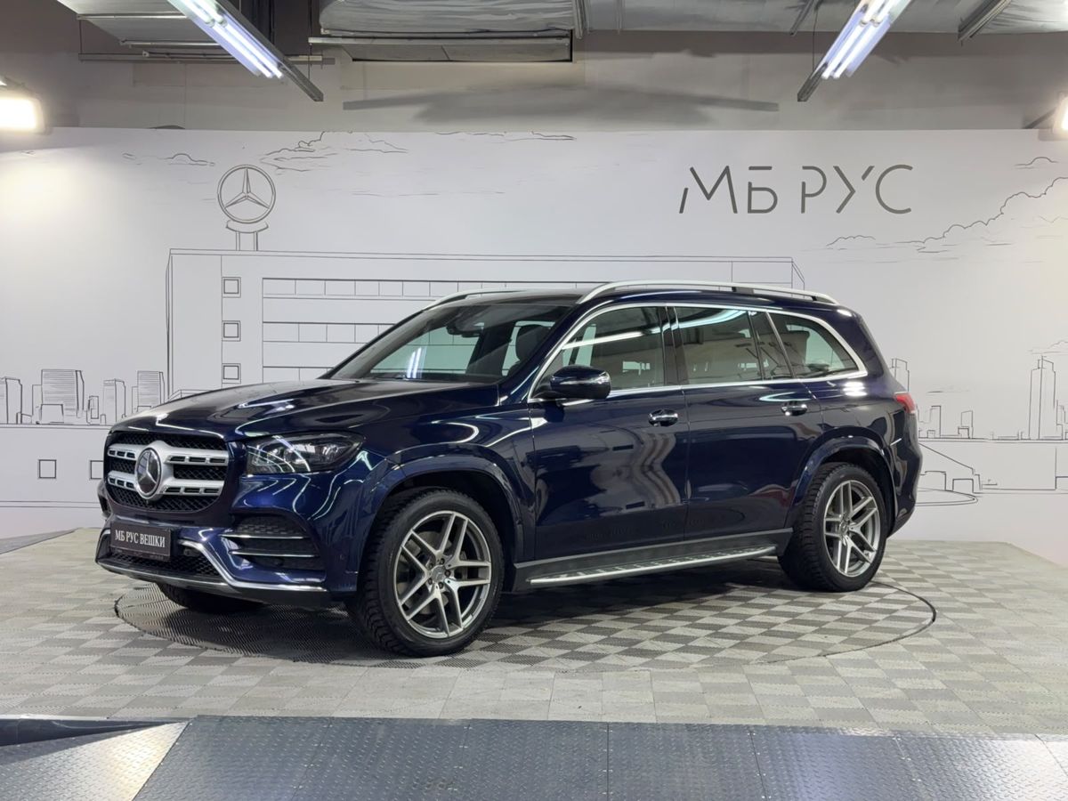 Mercedes-Benz GLS II поколение (X167) 400 2.9d AT 4Matic (330 л.с.) Luxury Синий 2020 с пробегом 116 000 км