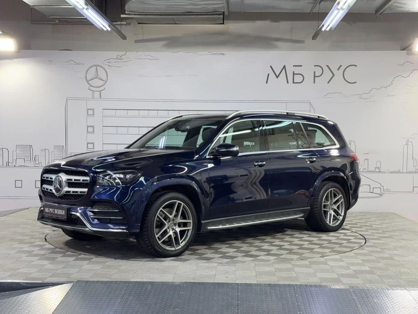 Mercedes-Benz GLS II поколение (X167) 400 2.9d AT 4Matic (330 л.с.) Luxury Синий 2020 с пробегом 116 000 км