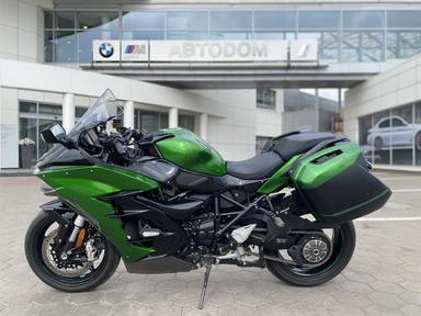 Мотоцикл Kawasaki Ninja H2 SX SE I поколение Ninja H2 SX SE Base Зеленый 2020 с пробегом 3178 км