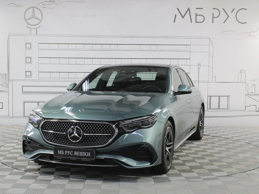 Автомобиль Mercedes-Benz E-Класс VI поколение (W214/S214) 2.0 AT 4Matic (258 л.с.) AMG Line Зелёный 2025 с пробегом 10 км