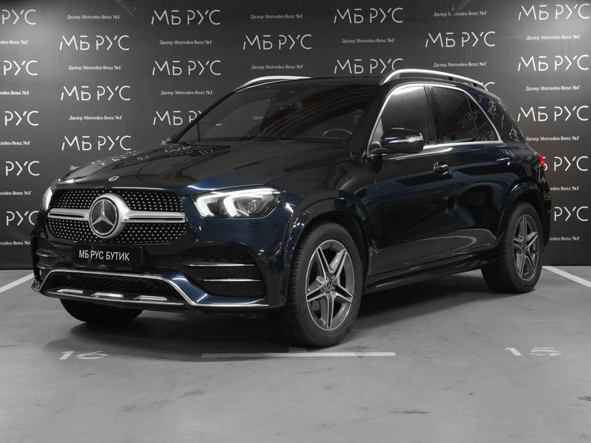 Mercedes-Benz GLE II поколение (V167) 300 2.0d AT 4Matic (245 л.с.) Sport Синий 2021 с пробегом 76 697 км