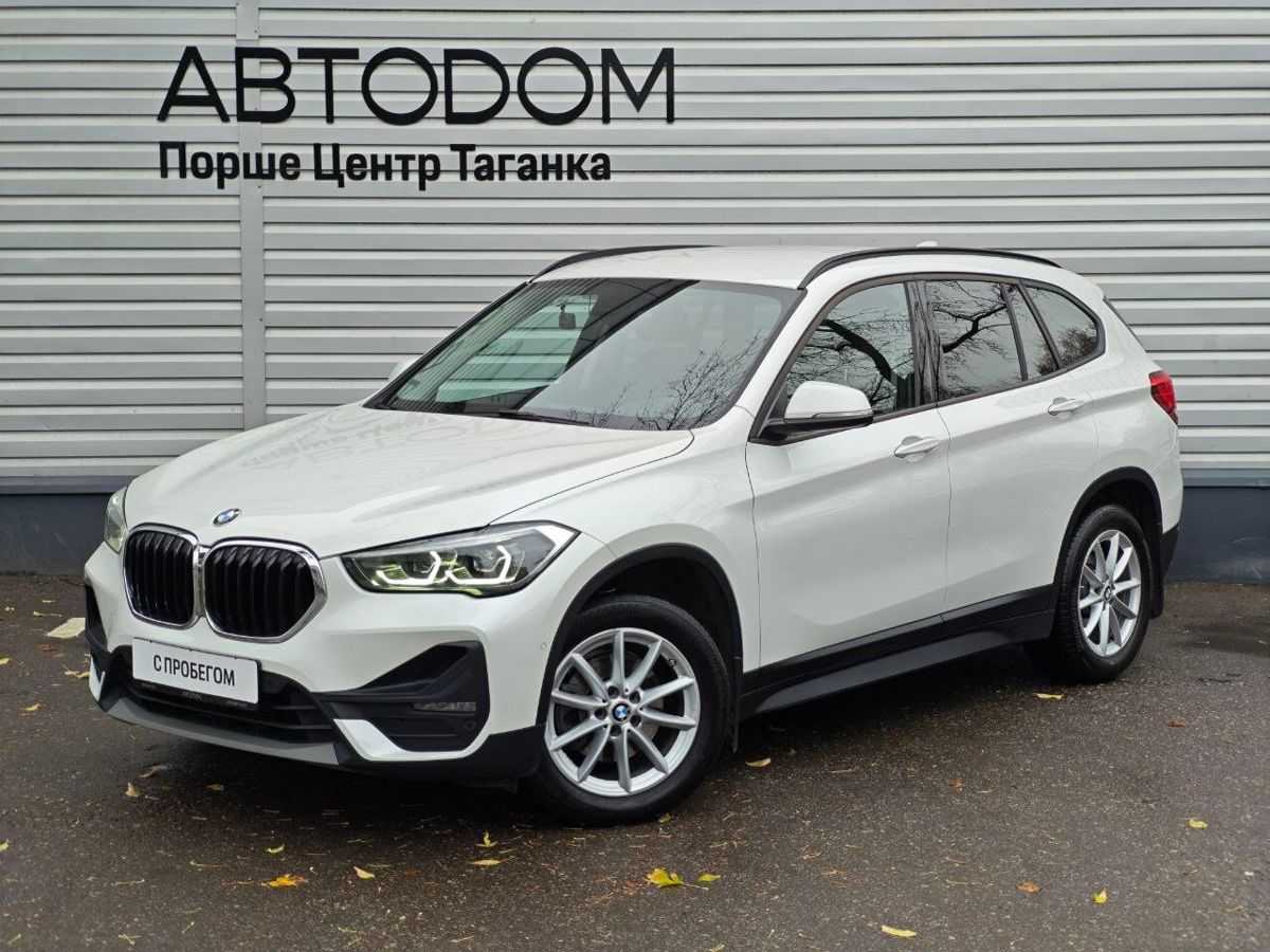 Автомобиль BMW X1 II (F48) [рестайлинг] 2.0d AT 4WD (150 л.с.) Advantage Plus Белый 2020 с пробегом 59 191 км