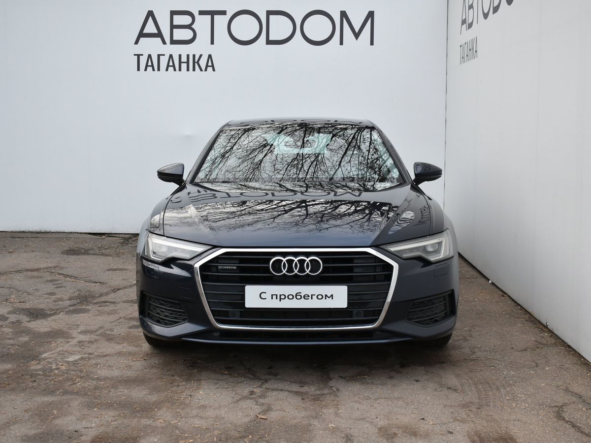 Автомобиль Audi A6 V поколение (C8) 2.0 AMT 4WD (245 л.с.) Advance Синий 2020 с пробегом 89 340 км
