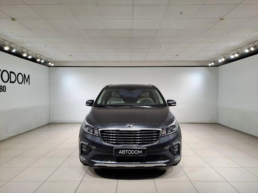 Автомобиль Kia Carnival III поколение (YP) 2.2d AT (202 л.с.) Base Серый 2019 с пробегом 120 459 км
