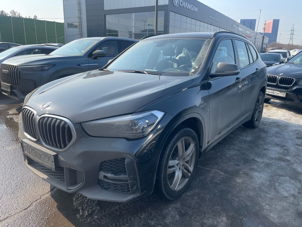 Автомобиль BMW X1 II (F48) [рестайлинг] 2.0d AT 4WD (150 л.с.) M Sport Чёрный 2020 с пробегом 92 828 км