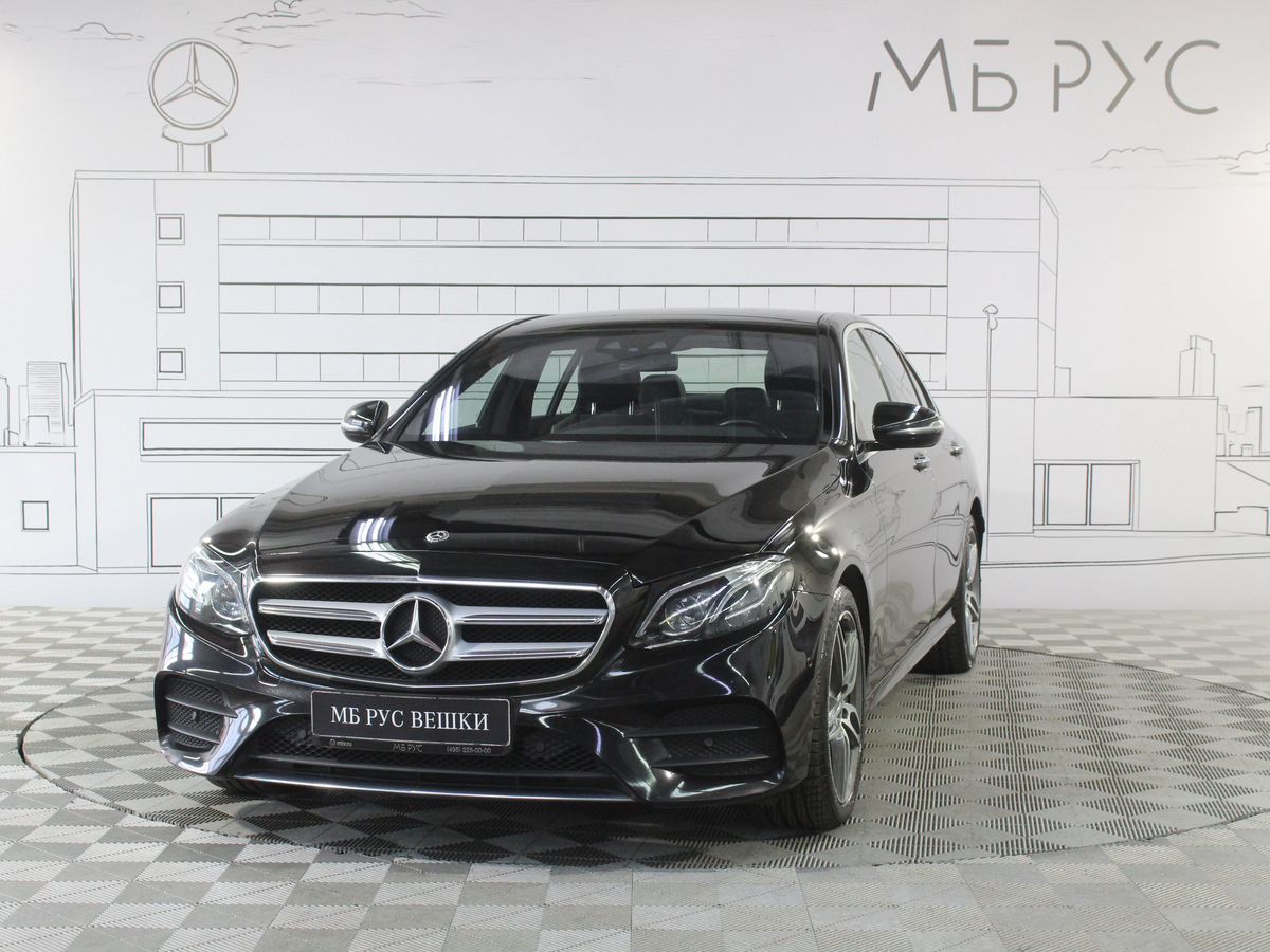 Автомобиль Mercedes-Benz E-Класс V поколение (W213/S213/C238) 200 2.0 AT 4Matic (184 л.с.) Sport Plus Чёрный 2017 с пробегом 132 248 км